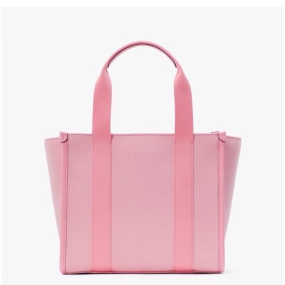 ♠️kate spade Kip Canvas Small Tote Crossbody, Blossom Pink Multi NWT - Picture 3 of 8